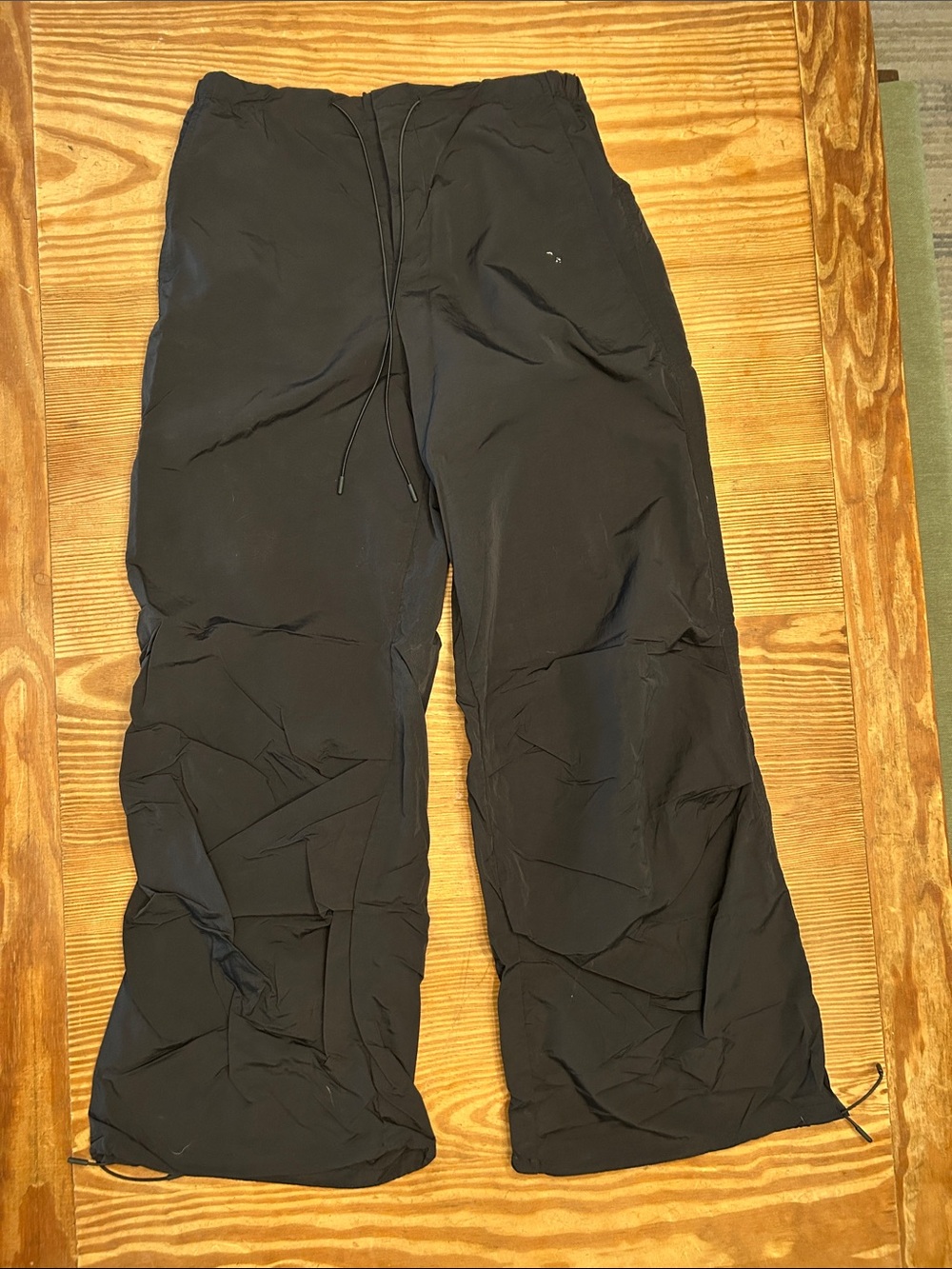 Zara Black Drawstring Jogger Pants